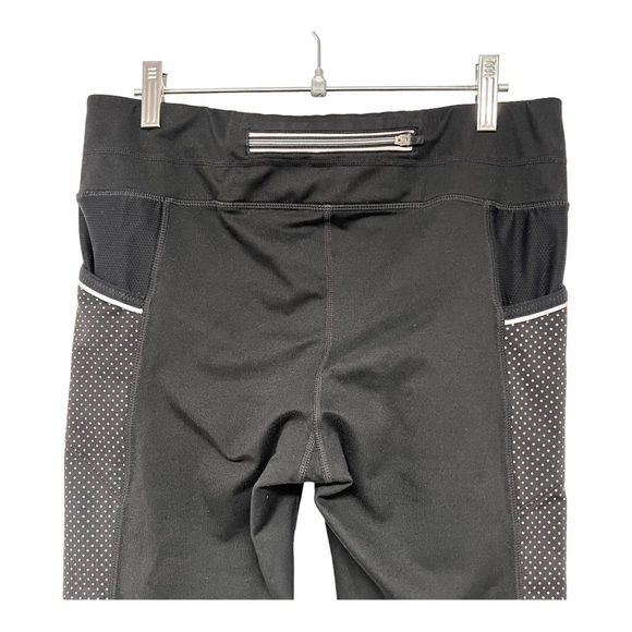 Athleta Dot Be Free Black 7/8 Polka Dot Tights Leggings Women’s Medium - Picture 8 of 15